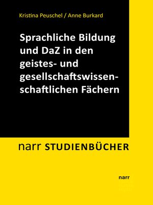 cover image of Sprachliche Bildung und Deutsch als Zweitsprache